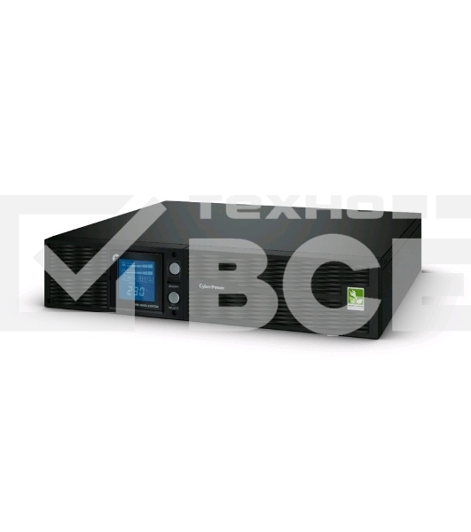 Источник бесперебойного питания CyberPower PR1500ELCDRT2U 1500VA/1350W USB/RJ11/45 (8 IEC)