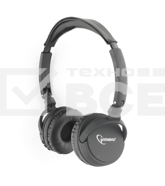 Гарнитура стерео беспров. Gembird BHS-100 черный Bluetooth v.5.0
