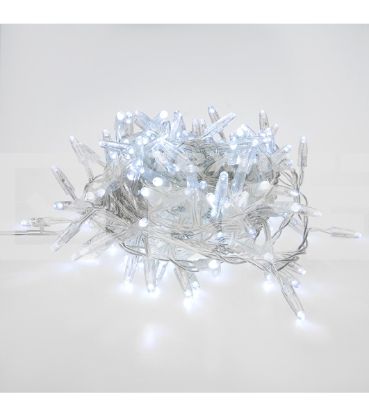 Гирлянда «Кластер» 10 м, 400 LED, прозрачный ПВХ, IP65, соединяемая, цвет свечения белый NEON-NIGHT