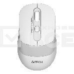 Мышь беспроводная A4Tech Fstyler FG10S белый/серый, 2000 dpi, радиоканал, USB, кнопки - 4, фото 1