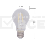 Лампа светодиодная филаментная Rexant Груша A60 7.5 Вт 750 Лм 4000K E27 прозрачная колба, фото3