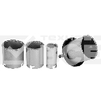 Набор коронок KRAFTOOL 3340_z01кольцевые с напылением из карбида вольфрама 4шт 33-53-67-73мм, фото 1