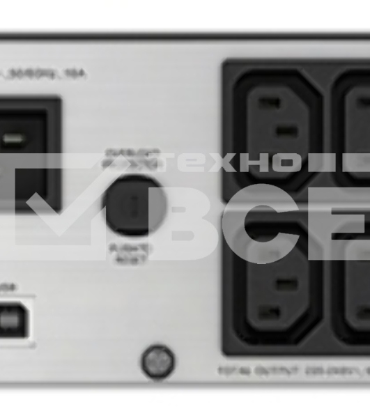 Источник бесперебойного питания APC Smart-UPS C SMC2000I-2U 1300Вт 2000ВА черный