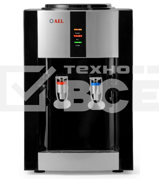 Кулер AEL TD-AEL-47 настольный электронный черный/серебристый
