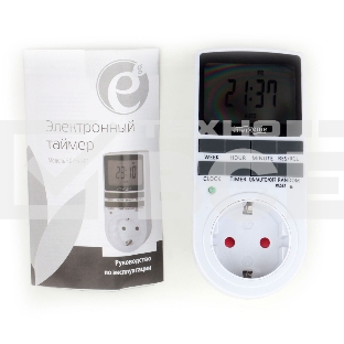 Таймер электрический Energenie EG-SST-01, LCD-дисплей 2,3″, белый
