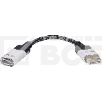 Кабель VCOM DISPLAY PORT TO HDMI 4K 0.15 M CG621M-0.15, фото3