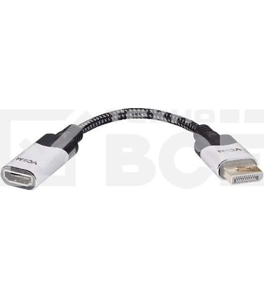 Кабель VCOM DISPLAY PORT TO HDMI 4K 0.15 M CG621M-0.15