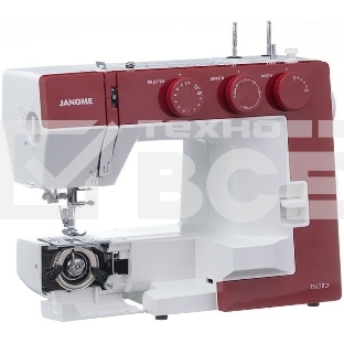 Швейная машина Janome 1522RD 25 операции, петля автомат, верт. челнок, нитевдеватель, мягкий  , подарочный набор (шпульки, ножницы, сантиметровая лента, игольница )