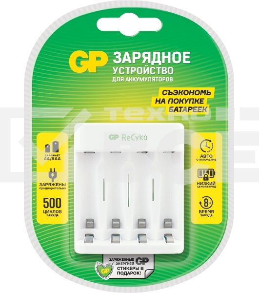 Зарядное устройство GP Е411CS-2CR1 AA/AAA NiMH блистер