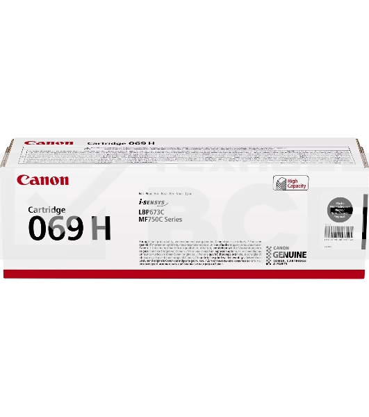Картридж лазерный Canon 069HBK (5098C002/004) черный (7600 стр.) для Canon MF752Cdw/MF754Cdw, LBP673Cdw