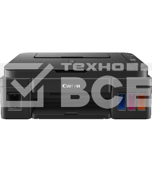 МФУ струйный Canon PIXMA G3410 (2315C009), A4, цветное, печ. 8.8 стр/мин (ч/б) 5 стр/мин (цвет), скан. до 19 стр/мин., 4800x1200 dpi (принтер) 1200х600 dpi (сканер), USB, Wi-Fi