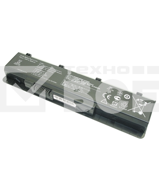 Аккумуляторная батарея для ноутбука Asus N45 10.8V-11.1V 5200mAh A32-N55 черная Orig