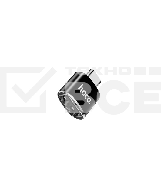 Переходник HOCO UA5 Type-C to USB converter, черный