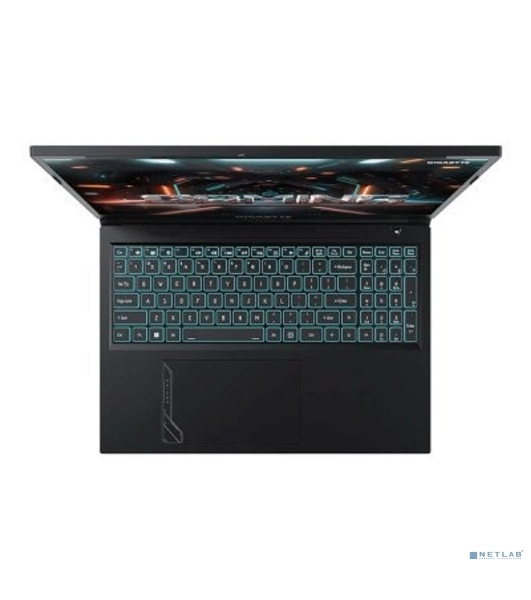 Ноутбук Gigabyte G6 Core i7 12650H 16Gb SSD512Gb NVIDIA GeForce RTX4060 8Gb 16' IPS FHD+ (1920x1200) Free DOS black WiFi BT Cam (KF-G3KZ853SD)