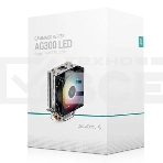 Кулер для процессора DEEPCOOL AG300 черный, 92 мм, алюминий/медь, 3050 об/мин, 30.5 дБ, 4 pin, 150 Вт, 129 мм, фото6