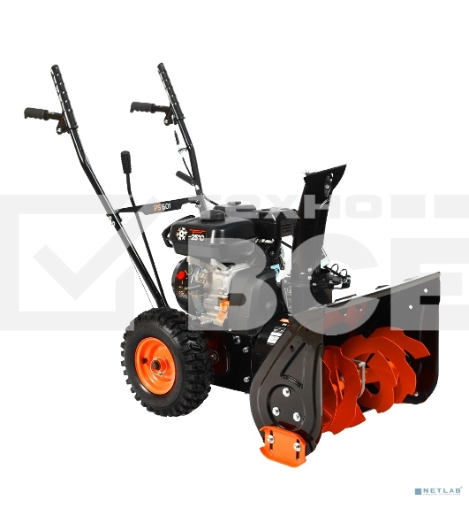 Снегоуборщик  PATRIOT PS 601  7 л.с ,стартер ручной, ковш 56см.; колеса 13х4,1-6 зимние;