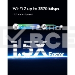 Маршрутизатор Cudy BE3600 Gigabit Dual Band Wi-Fi 7 Mesh Router, Chipset Broadcom, 802.11be/ax/ac/a/b/g/n, 2882Mbps at 5GHz + 688Mbps at 2.4GHz, 5 x 10/100/1000Mbps Ports, 4 x 5dBi fixed antennas, WiFi router/AP/ Repeater/WISP Mode, PPTP/L2TP/OpenVPN/Wire, фото9