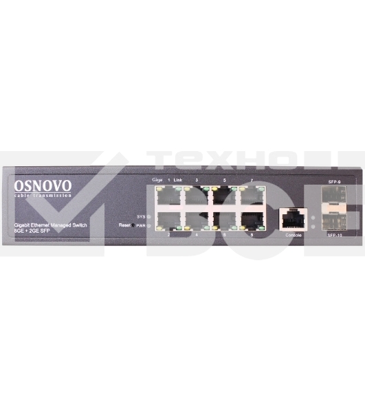 Коммутатор Osnovo SW-70802/L2 управляемый