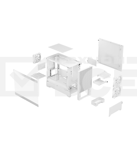 Компьютерный корпус Fractal Design Pop Mini Air RGb белый TG Clear Tint FD-C-POR1M-01