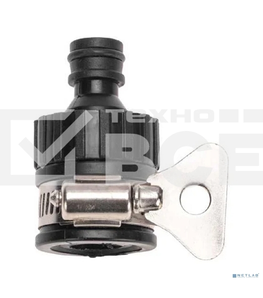 Адаптер пластмассовый 3/4дюйм с внешним хомутом ЧЕТЫРЕ СЕЗОНА 62-0280