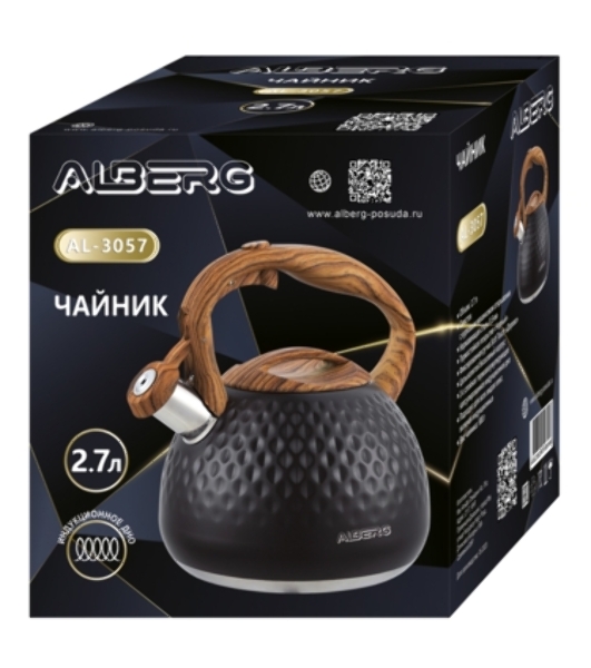 Чайник для плиты ALBERG AL-3057