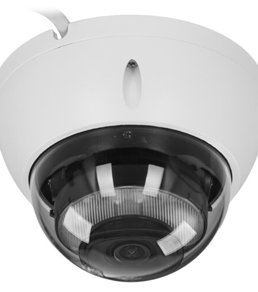 Уличная купольная IP-видеокамера Dahua DH-IPC-HDBW2449EP-S-IL-0280B Smart Dual Light с ИИ 4Мп, 1/2.9” CMOS, объектив 2.8мм, видеоаналитика, ИК до 30м, LED до 30м, IP67, корпус: металл