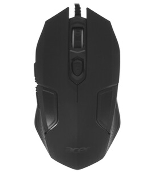 Мышь проводная Acer OMW170 черный, 3200 dpi, USB, кнопки - 6