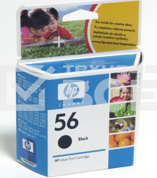Картридж струйный HP №56 C6656AE черный для HP PCS 2100/DJ 5550/450/PS 7150/7350/7550 (520стр.)