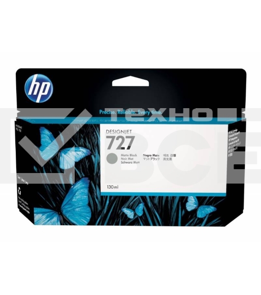 Картридж струйный HP 727 B3P22A черный матовый для HP DJ T920/T1500 (130мл)