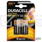 Батарейка Duracelll LR03-6BL BASIC (6/60/33840), фото 1