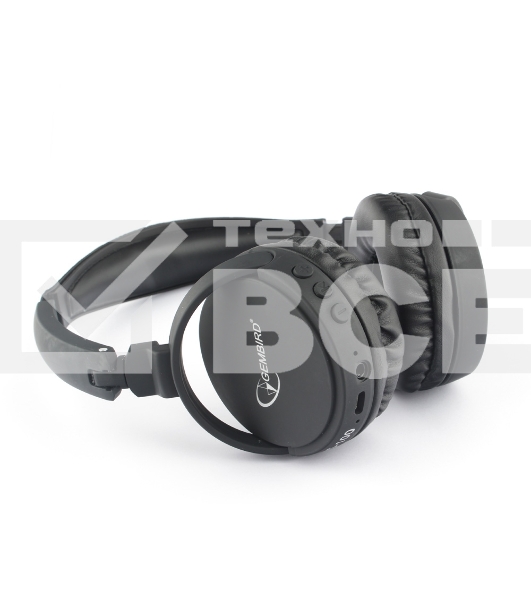 Гарнитура стерео беспров. Gembird BHS-100 черный Bluetooth v.5.0