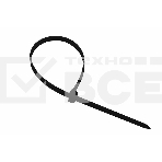 Хомут-стяжка кабельная нейлоновая Rexant 200 x4,8 мм, черная, упаковка 100 шт., фото2