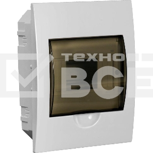 Бокс ЩРВ-П-6 мод. встраив. пластик IP41 GENERICA IEK MKP12-V-06-41-G