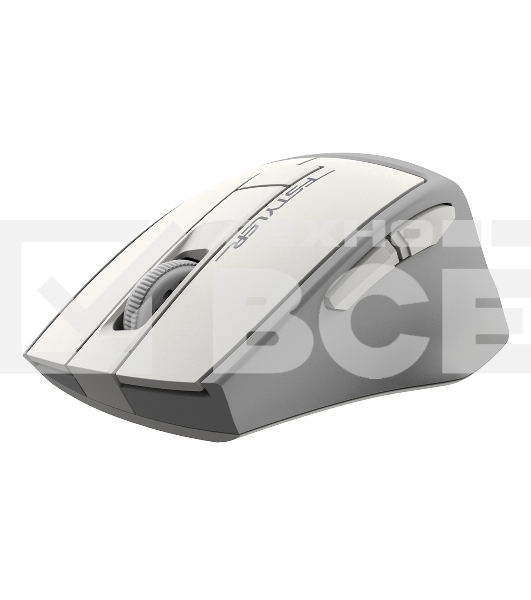 Мышь беспроводная A4Tech Fstyler FG30S белый/серый, 2000 dpi, радиоканал, USB, кнопки - 6