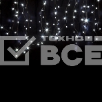 Гирлянда модульная «Дюраплей LED» 20 м, 200 LED, черный каучук, мерцающий Flashing (каждый 5-й диод) свечение белое, фото 1