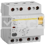 Выключатель дифференциального тока IEK 4п 100A 30mA тип AC ВД1-63 ИЭК MDV10-4-100-030, фото3