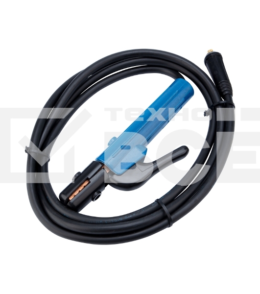 Сварочный кабель с электрододержателем Rexant 25 мм² 300 А СКР 10-25 3 м