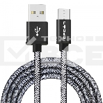 Кабель Crown USB - microUSB CMCU-3072M черный, фото3
