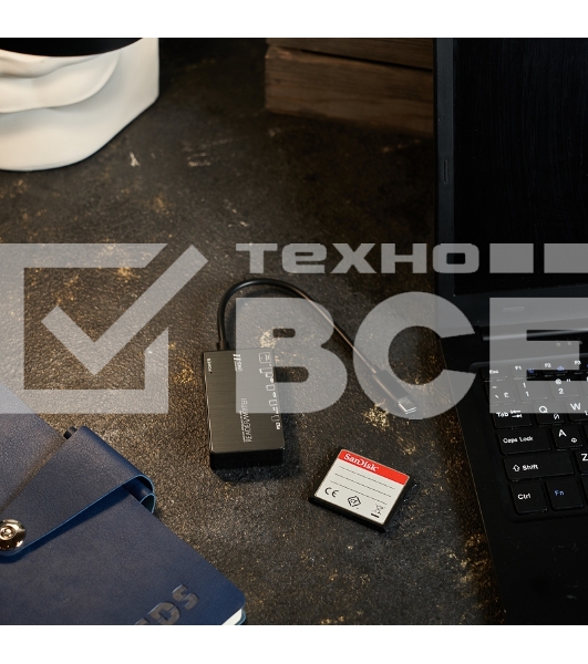 Картридер Rexant Type-C для SDXC/SDHC/SD/MMC