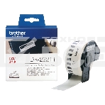 Пленочная клеящаяся лента Brother DK22211 29 мм x 15.24 м, черный шрифт, белый фон, фото4
