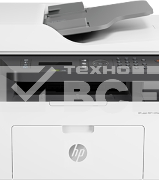 МФУ лазерный HP Laser MFP 137fnw (4ZB84A), A4, ч/б, печ. до 20 стр/мин., скан. до 15 стр/мин. (ч/б) 6 стр/мин. (цвет), 1200 x 1200 dpi (печать) 600x600dpi (скан.), USB, RJ-45, Wi-Fi, Air Print, Mopria