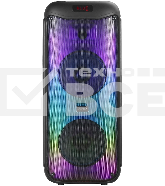 Минисистема SUPRA SMB-790 черный 500Вт FM USB BT SD