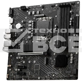 Материнская плата MSI PRO B760M-P DDR4, LGA 1700, Intel B760, 4xDDR4, 4xSATA, 2xM.2, 1xPCIe 4.0 x16, 2xPCIe 3.0 x1, 1xHDMI, 1xDP, 1xVGA, 1x1Gb LAN, 4xUSB-A 2.0, 1xUSB-A 3.2 Gen 1, 1xUSB-C 3.2 Gen 2, 3x3.5 мм, 7.1, mATX