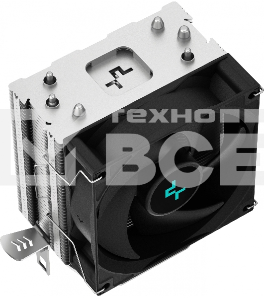 Кулер для процессора DEEPCOOL AG300 серебристый, 92 мм, алюминий/медь, 3050 об/мин, 30.5 дБ, 4 pin, 150 Вт, 129 мм