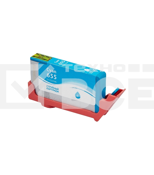 Картридж струйный Sakura CZ110AE (№655 Cyan) для HP, голубой, 11 мл., 600 к.