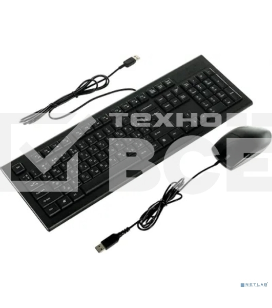 Клавиатура + мышь A4 Bloody KR-8520D / USB/ Wired / Black