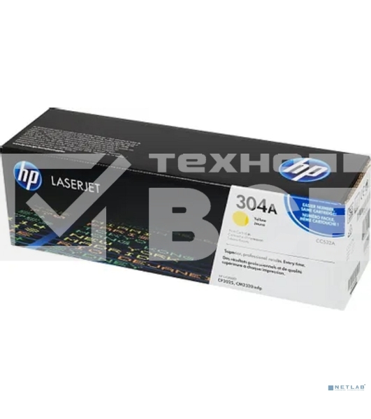 Картридж лазерный HP CC532A желтый для LJ CP2025/CM2320 2800стр.