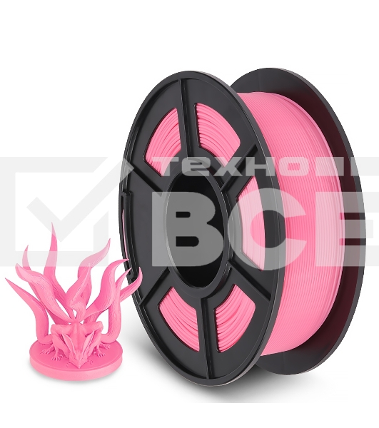 Филамент NVPrint PLA+ Pink для 3D печати диаметр 1.75мм длина 330 метров масса 1 кг