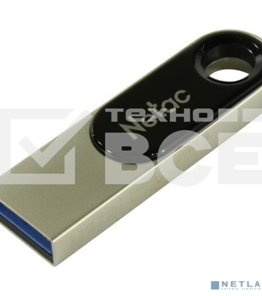 Флеш диск Netac U278 NT03U278N-064G-30PN, 64Gb, USB3.0, металлическая матовая