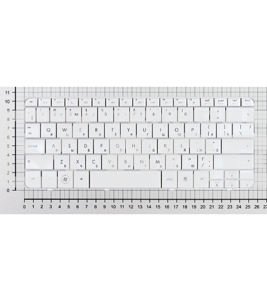 Клавиатура для ноутбука HP Pavilion DV2-1000 DV2-1100 DV2-1200 белая